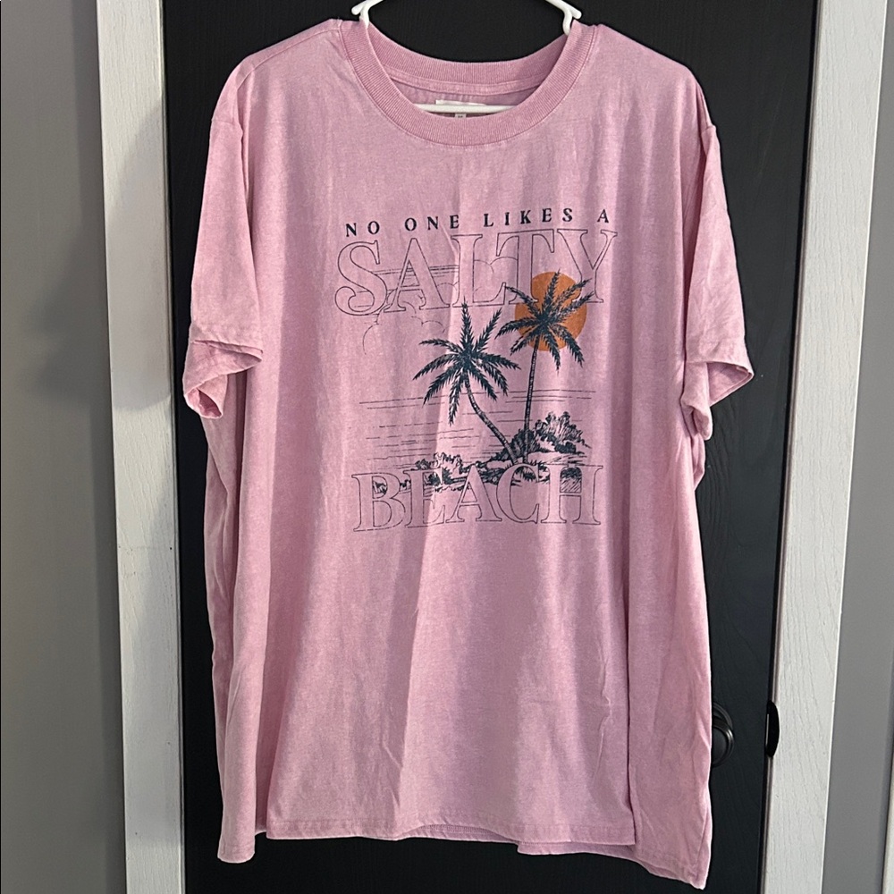 Maurices Pink Beach Graphic Tee